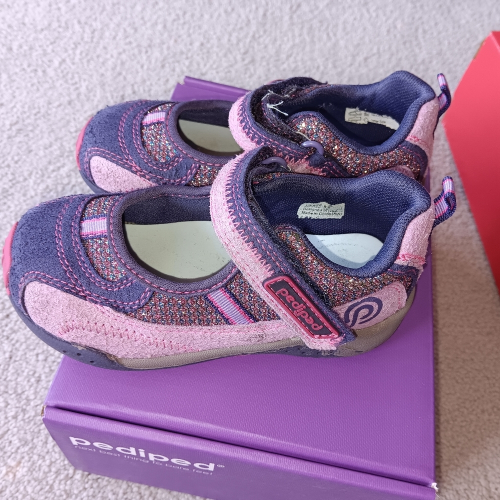 Pediped Toddler Mary Jane's- Purple